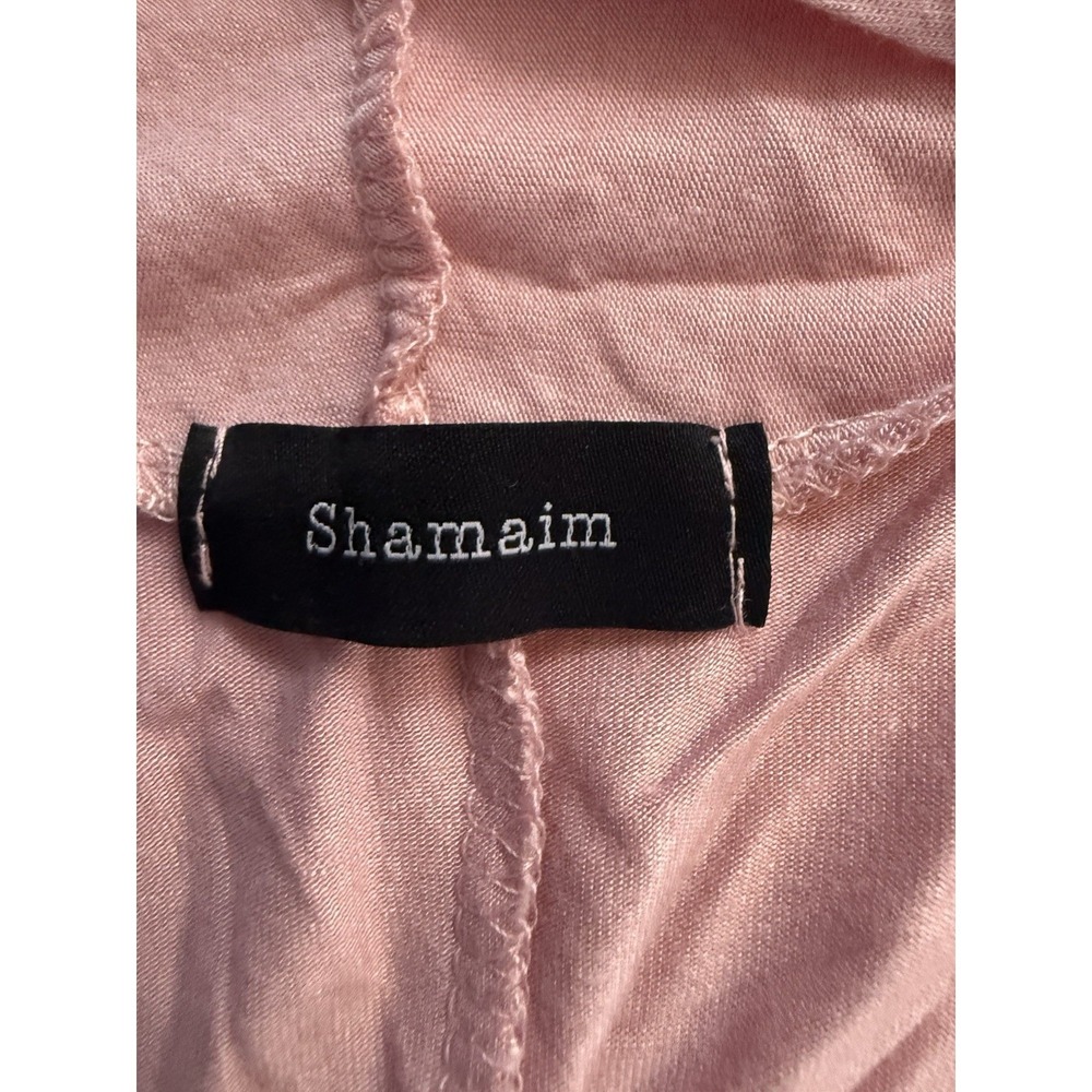 Shamaim Womens Sleeveless Cardigan Asymmetrical Hem‎ Open Front Wrap Drape Wrap - Picture 3 of 3